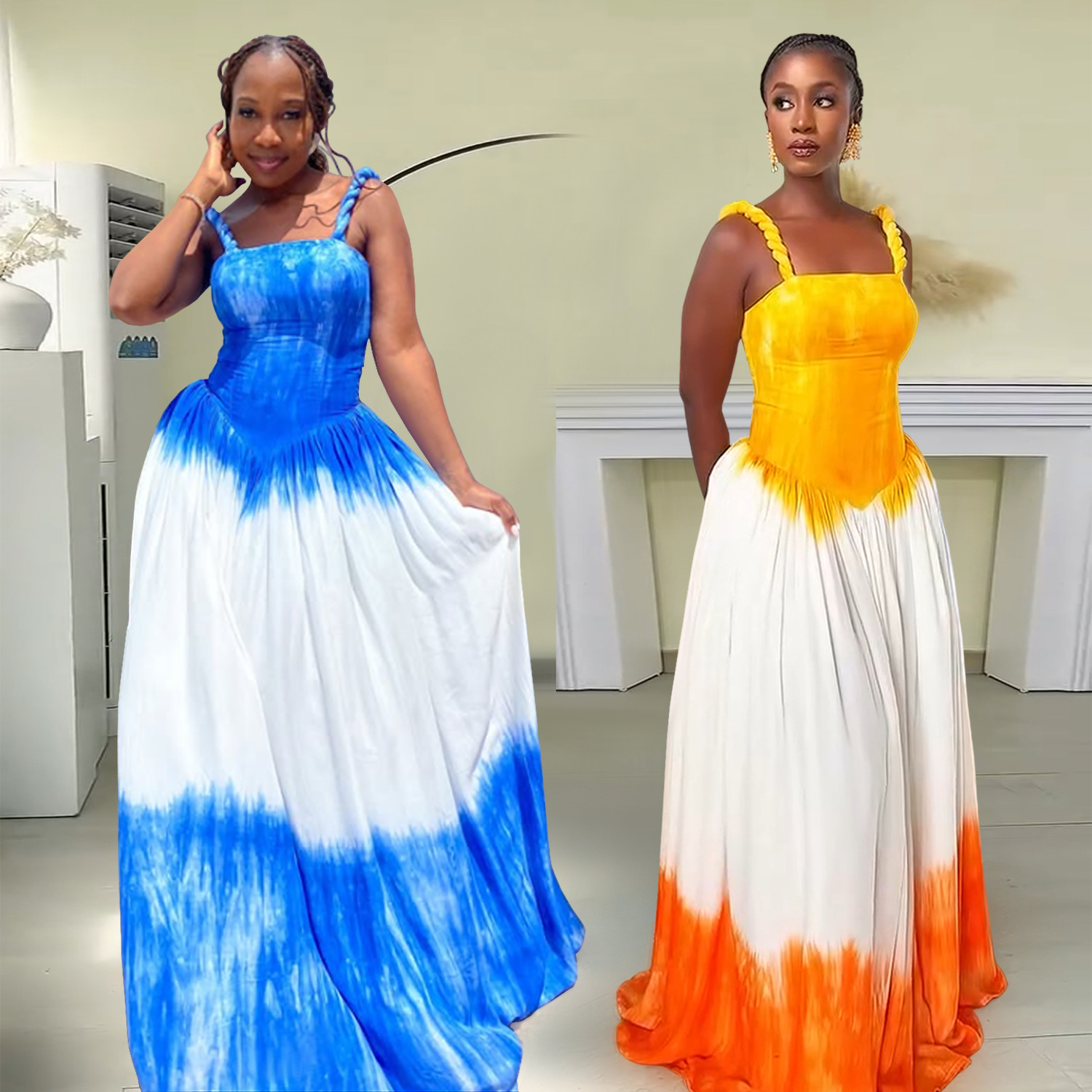 Women's Wear Loose Sling Seaside Atmosphere Dress