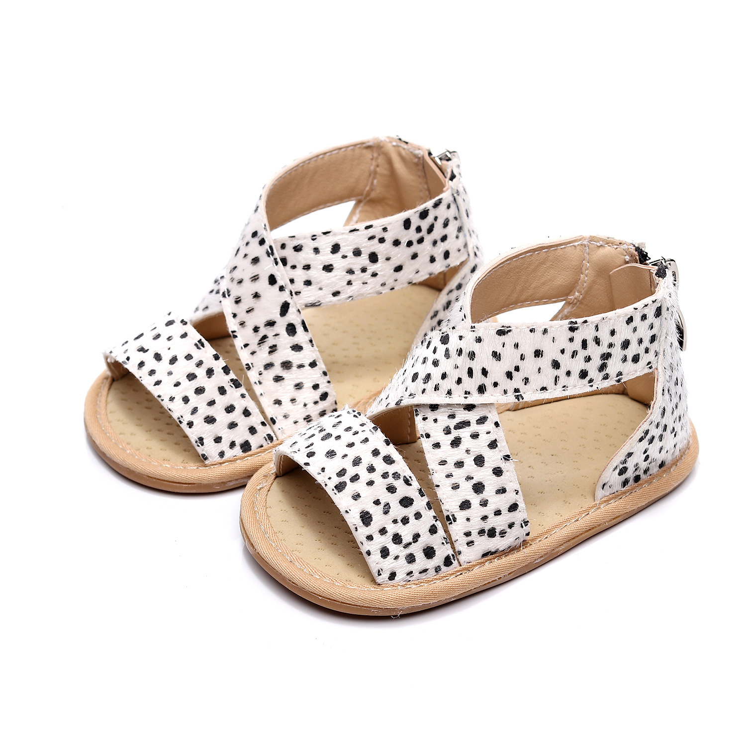 Children's Leopard Print Sandals Baby Toddler Non-slip Sole Children's Shoes — foto 11