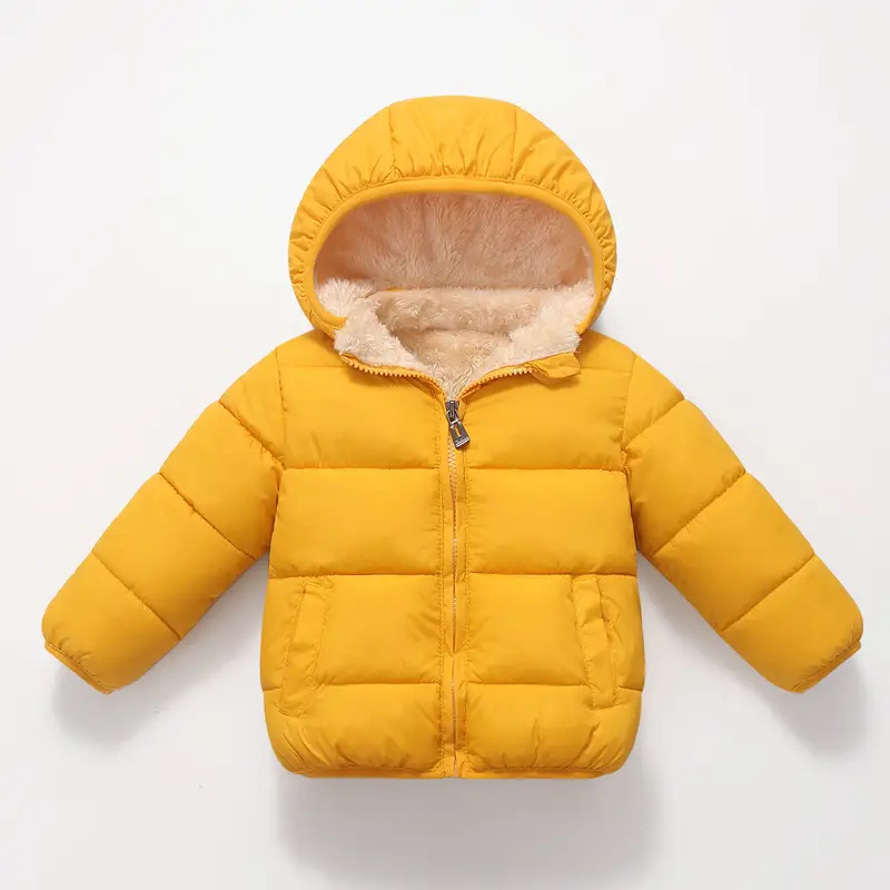 Children's Down Cotton Winter Coat With Fleece