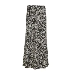Cross-border European And American Sexy Leopard Print Drape Dress - Brown - View 1