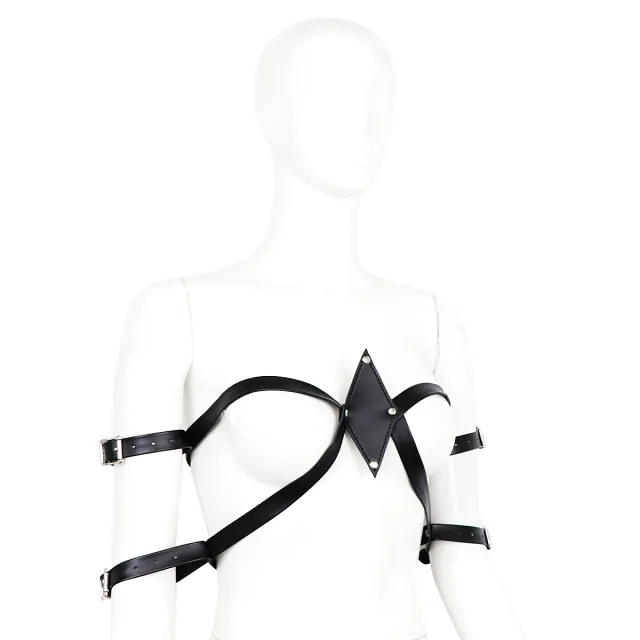 Binding Clothes Black Leather Corset Genuine Leather - Shop at LoveMi