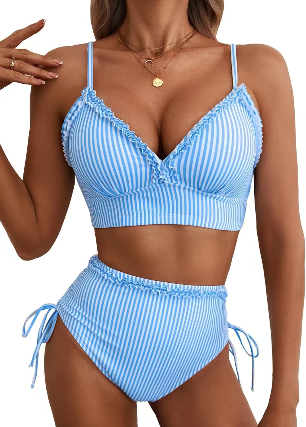 Womens Casual Two-Piece Summer Beach Swimsuit