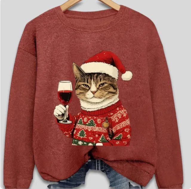 Womens Crew Neck Pullover Faux Knit Sweater Wy1688Xc2985 M - Shop at LoveMi