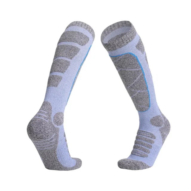 Women's Autumn And Winter Warm Outdoor Sports Socks Terry Sock Blue - Shop at LoveMi