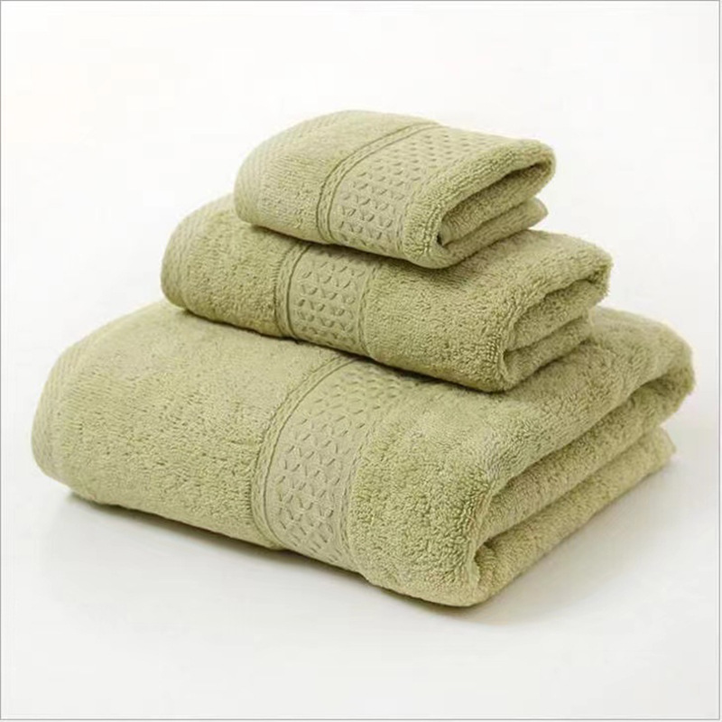 6-Piece Thick Absorbent Pure Cotton Towel Set