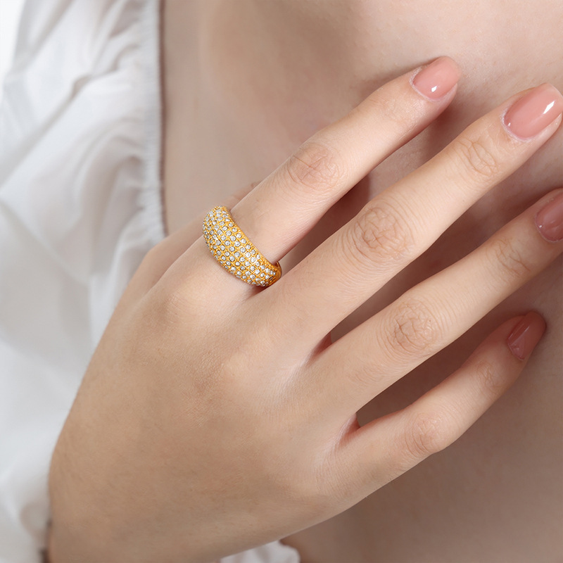 Cool Style Personality Starry Diamond Ring