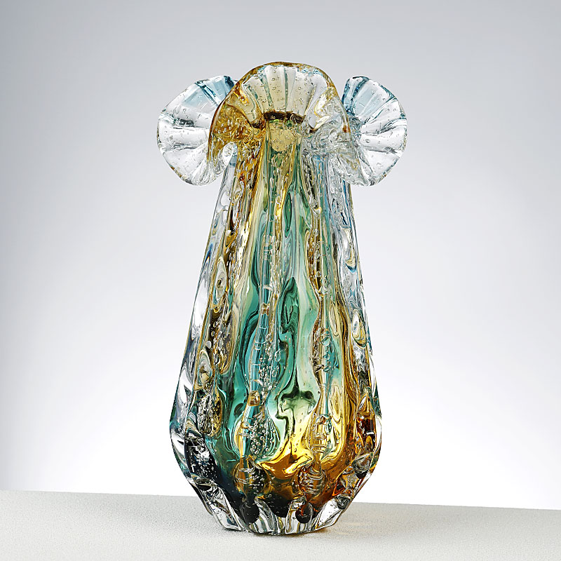 Light-luxury Living Room Gradient-colored Flower Vase