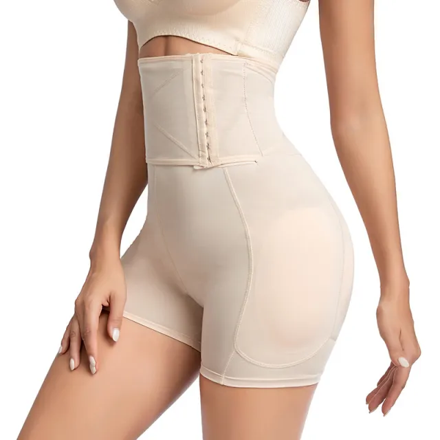 Belly Band Pants For Women Plus Size High Waist Body Shaping Skin Color S - Shop at LoveMi