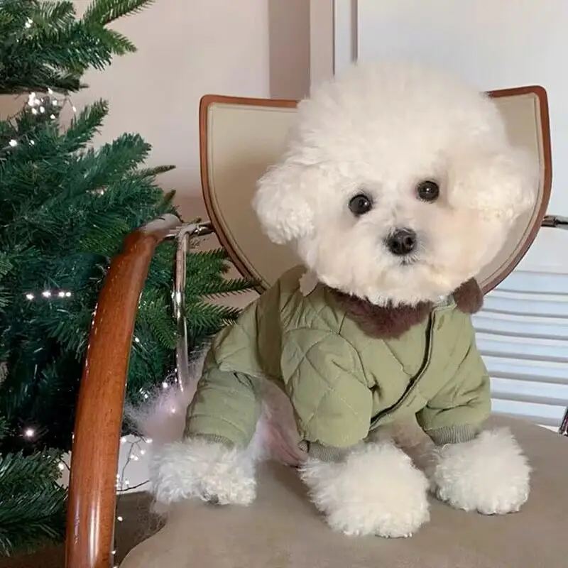 Dog Four-legged Cotton-padded Clothes Autumn And Winter Clothing