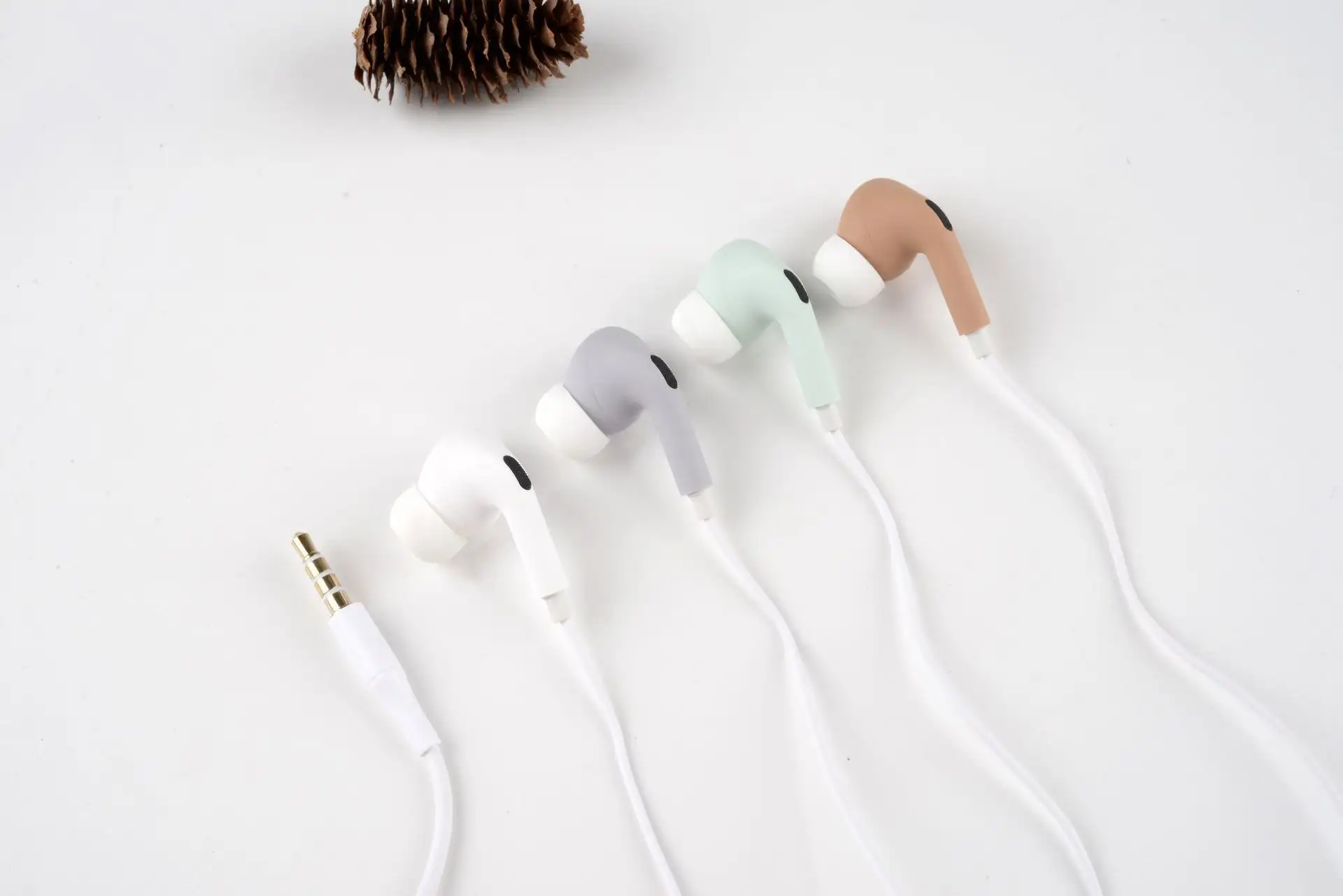 Simple And Stylish In-ear Earphone Wired Call Stereo Gift Buggy Bag Korean Cute Wired Earphone