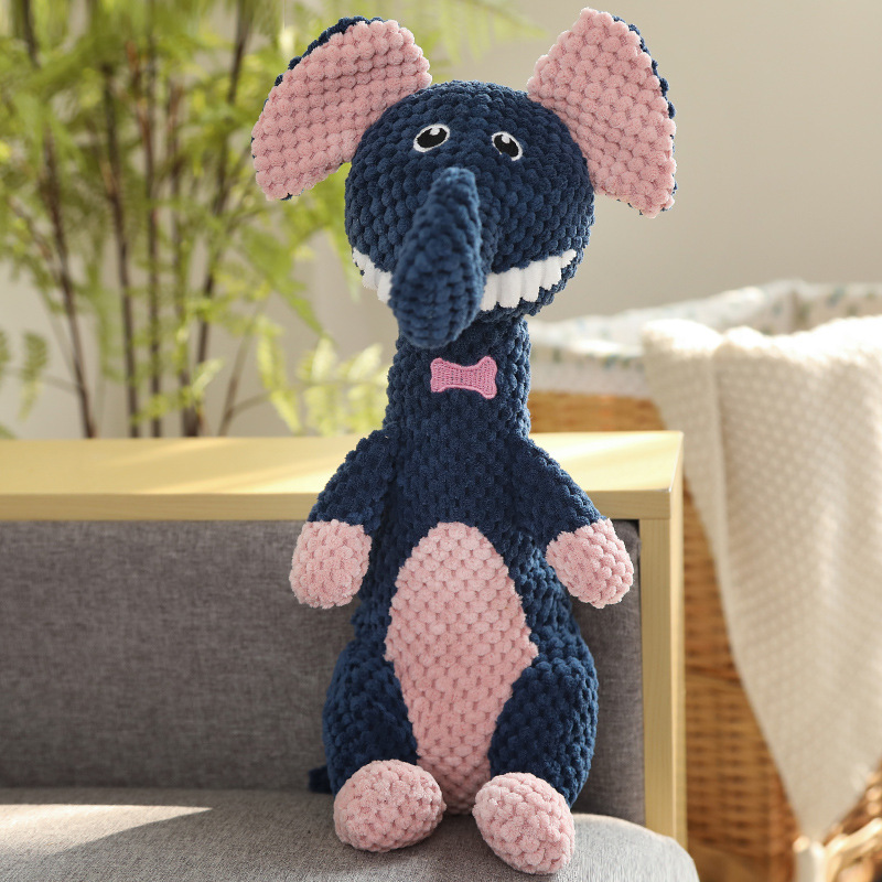 Blue Elephant Doll 30cm