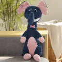 Blue Elephant Doll 30Cm