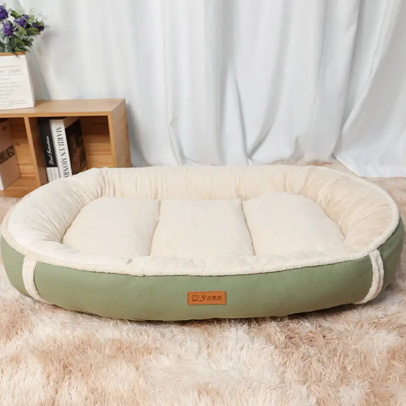Dog Mat Pet Bed Linen Round Nest Non-slip