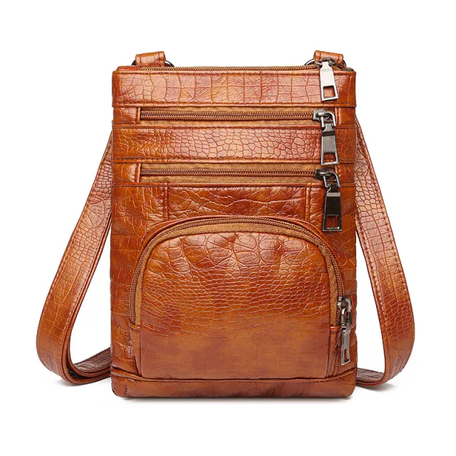 Women's Fashion Retro Soft Leather Shoulder Messenger Bag Brown - Shop at LoveMi