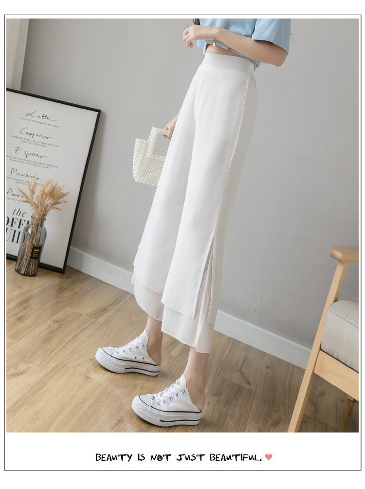 Title 16, High Waist Loose Ninth Hakama Pants für Damen, ...