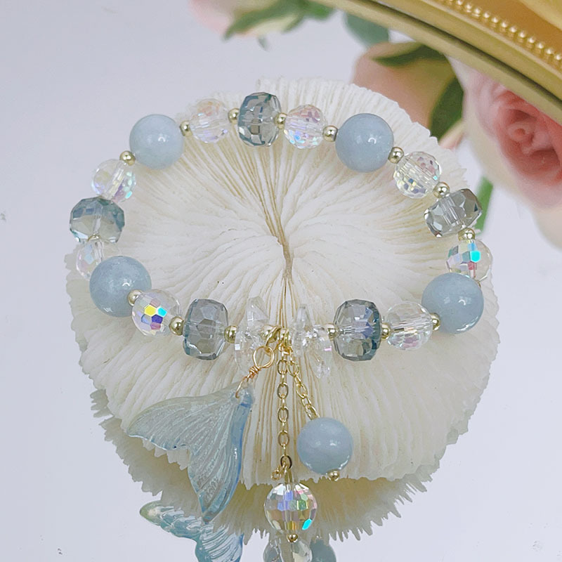 Light Luxury Mori Style Fishtail Crystal Bracelet