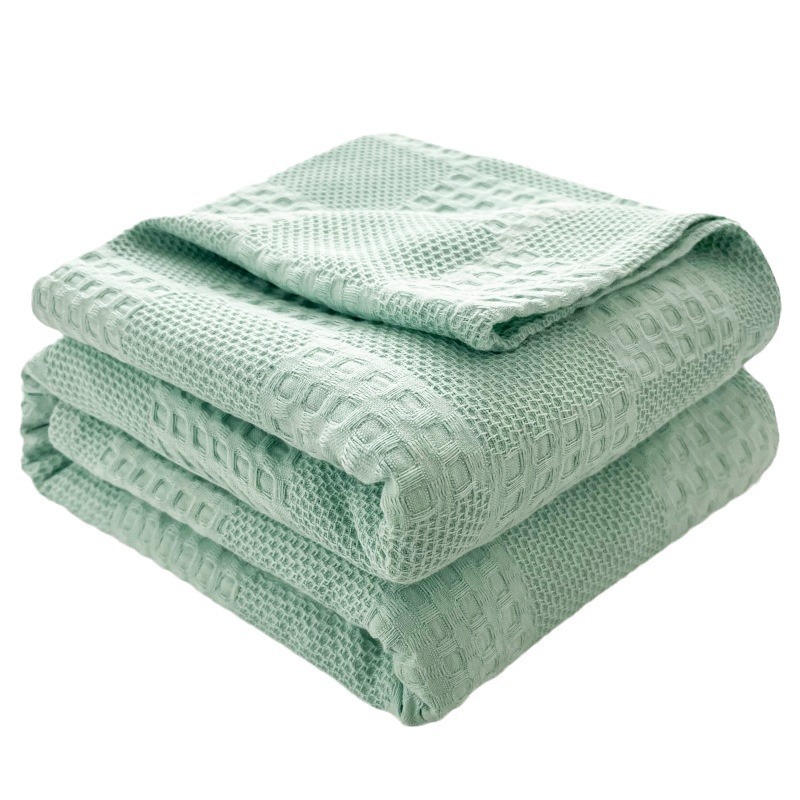 Cotton Knit Throw Blanket