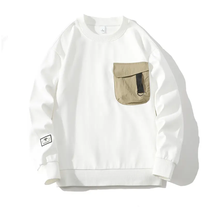 Pocket Youth Bottoming Shirt Long Sleeve T-shirt Casual