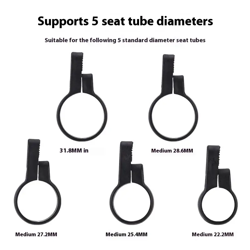 Positioning Anti-theft Taillight Bracket Bicycle Seat Post Reflective Taillight