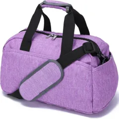 New Small Size Fitness Lightweight Portable Portable Mini Luggage Bag - Purple - View 1