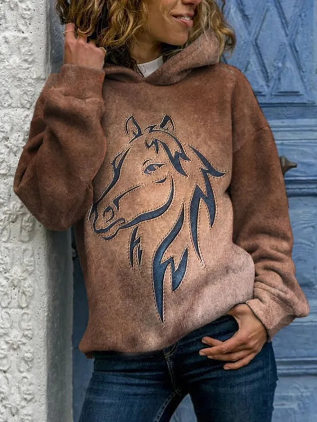 Haunted House Bull Head 3D Sweater Hoodie Ly774 Bn M - Shop at LoveMi
