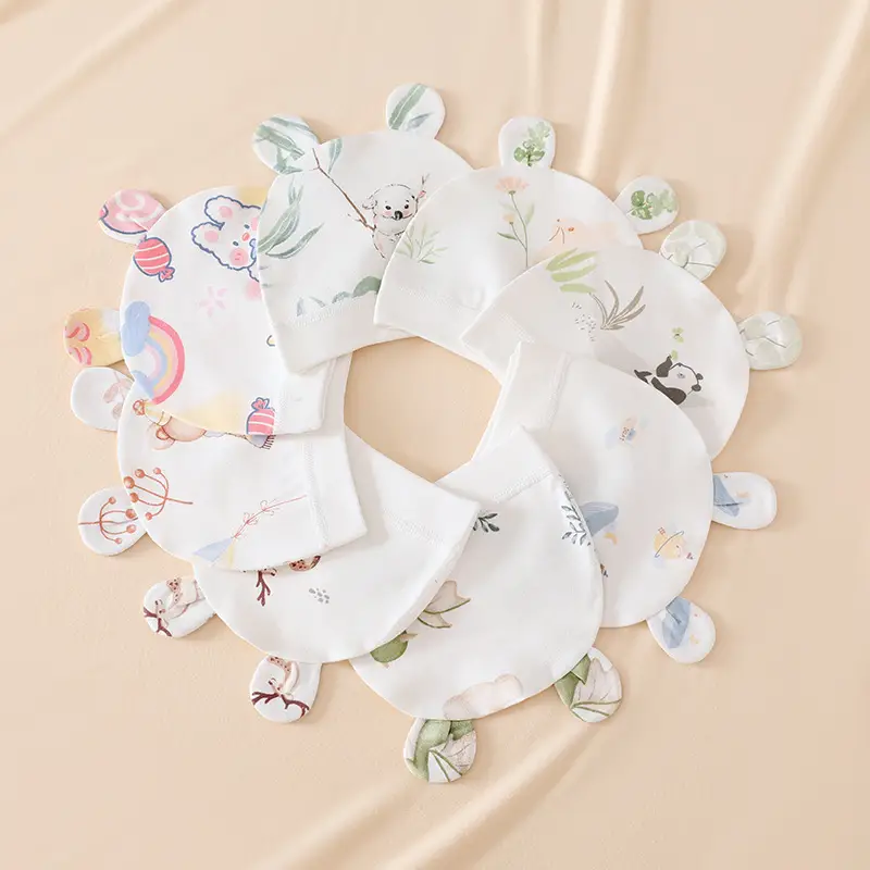 Baby Hat Cotton Protective Door Double Layer