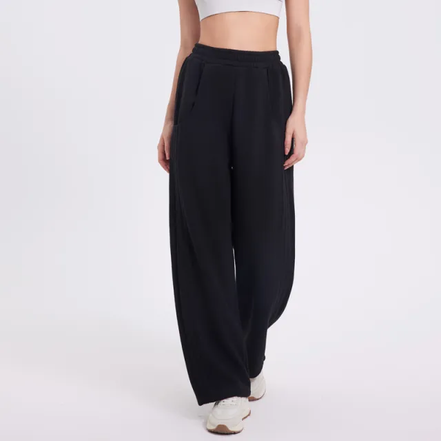 Women's Sports Fashion Casual Straight Pants Black - Shop at LoveMi