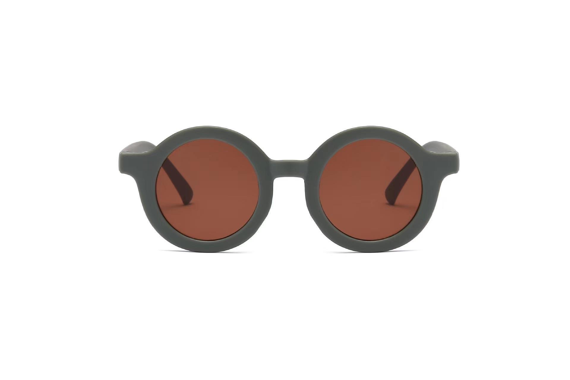 Children's Sunglasses Vintage Round Frame Sun Glasses - Image 7