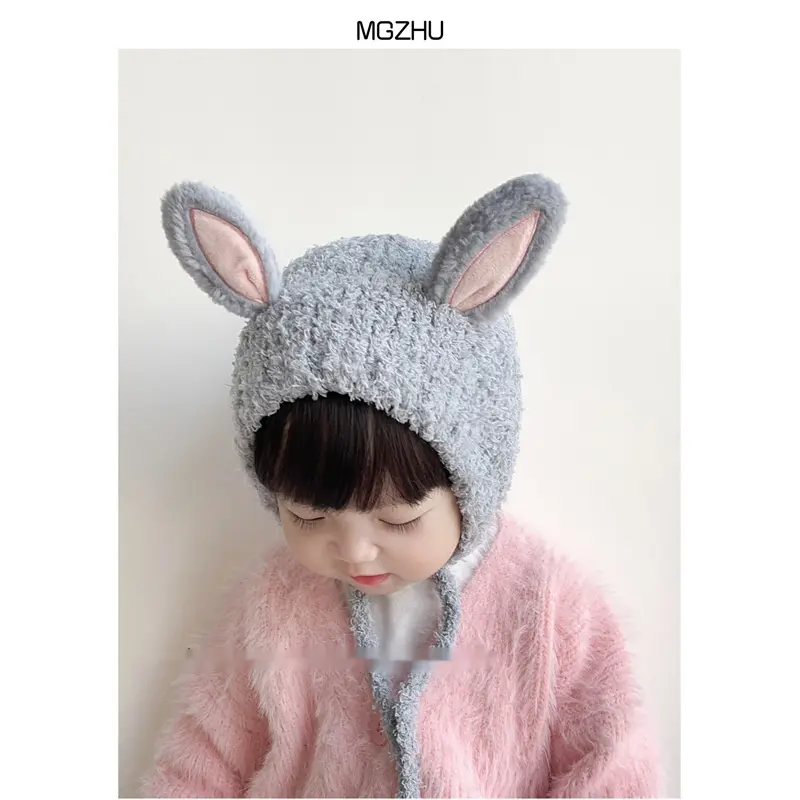Baby Hat Autumn And Winter Thickening Knitted Hat