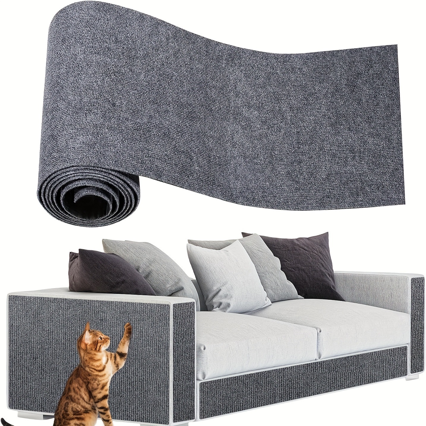 Cat Scratch Pad Cut And Paste As You Like, Durable And Scratch-resistant, Lint-free, Multi-functional Wall Sticker