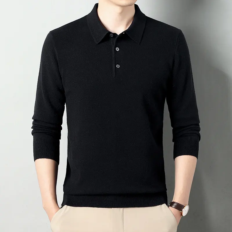 Winter Wool Lapel Long Sleeve Men