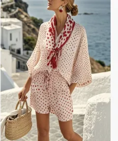 European And American Hot Digital Printing Top For Women Summer Loose Leisure Suit - 122Wjvltz8-S - View 1