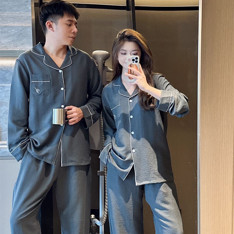 V Couple Pajamas Men's And Women's Leisure Wear