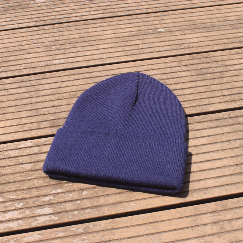 Autumn And Winter Knitted Hat Warm Earmuffs Fluorescent Knitted Hat