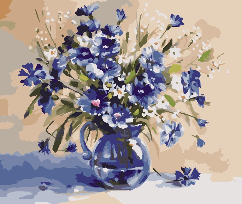 Sapphire Blue Vase