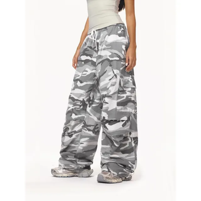 Women's Loose And Versatile Wide leg Athletic Pants White - Shop at LoveMi