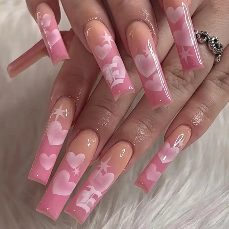Nail Art Love Patch Six-pointed Star Removable