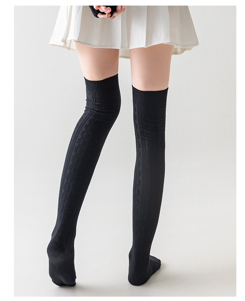 Title 9, Japanese Lengthened Vertical Bar Twist Stockings