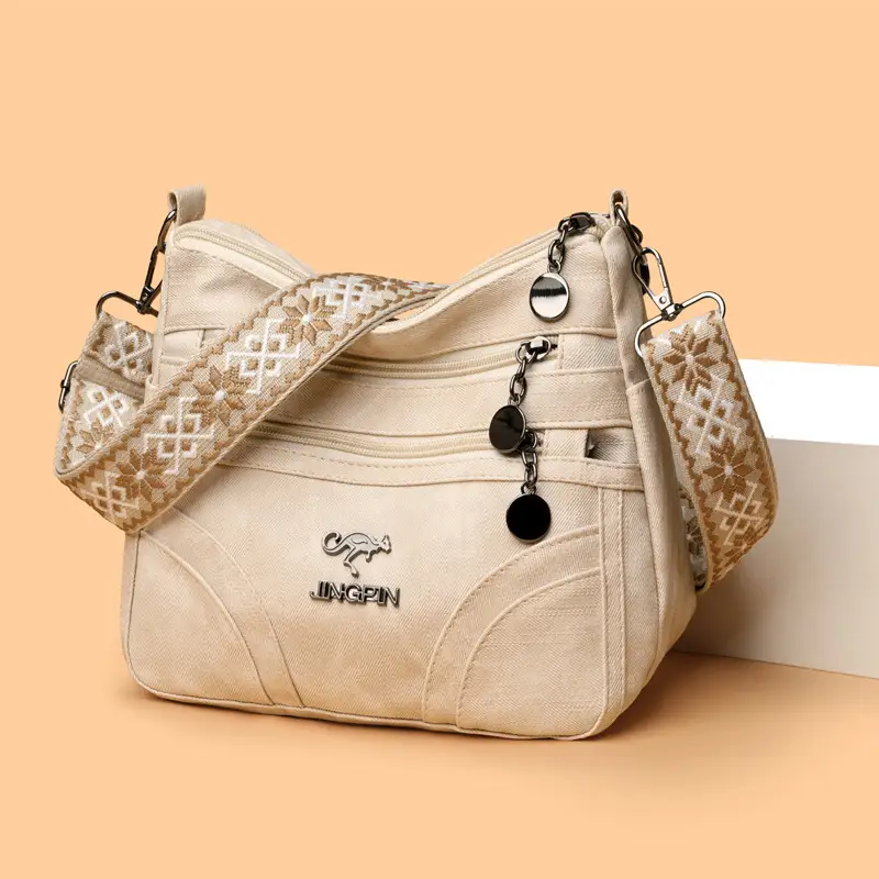 One-shoulder Soft Leather Tote All-match Women's Bag For The Middle-aged