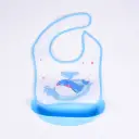 Detachable No-wash Waterproof Silicone-like Bib For Kids view 29
