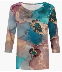 Women's Clothing European And American Milk Silk Round Neck Positioning - Rl Cx 002 - View 1