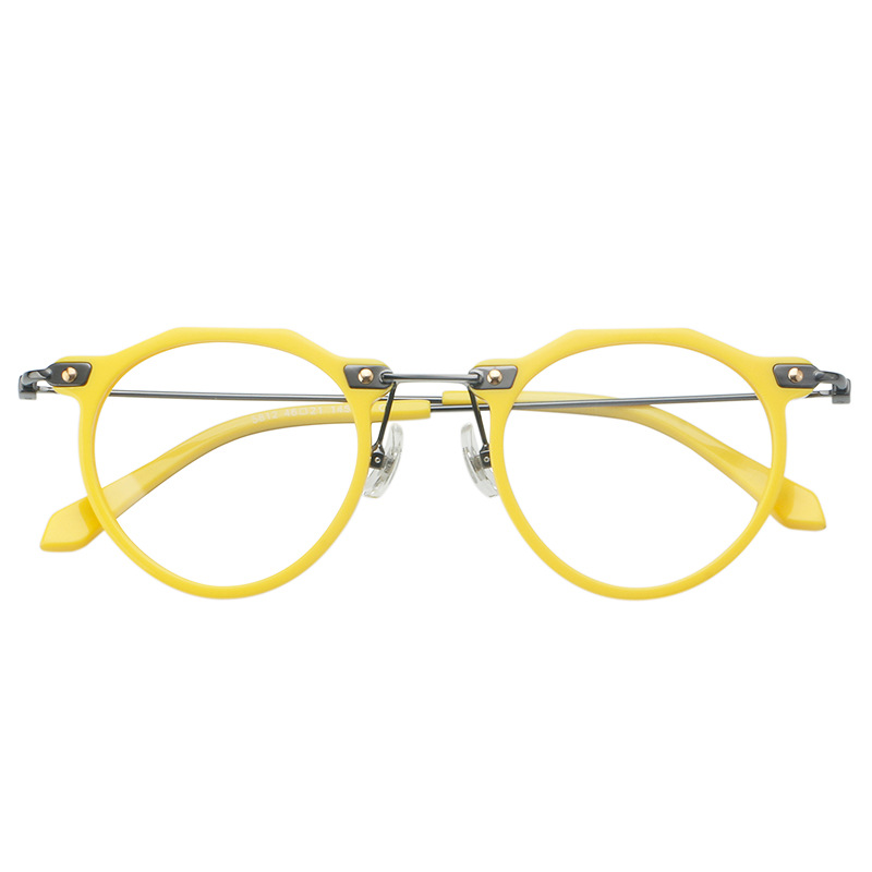 New Glasses 5812 Retro Glasses Rim Metal Optical Glasses
