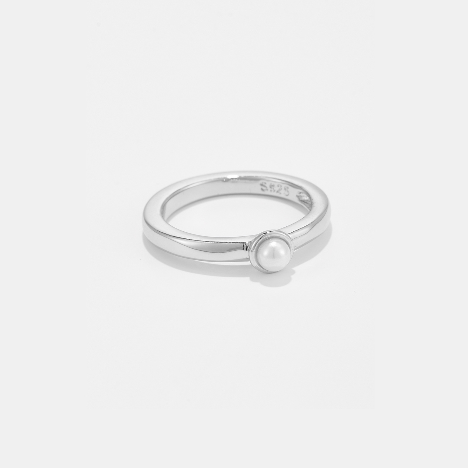 Korean Ins Style Pearl Ring Women's Simple All-match Design High Sense