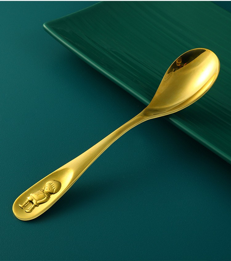 Little Boy's Copper Spoon