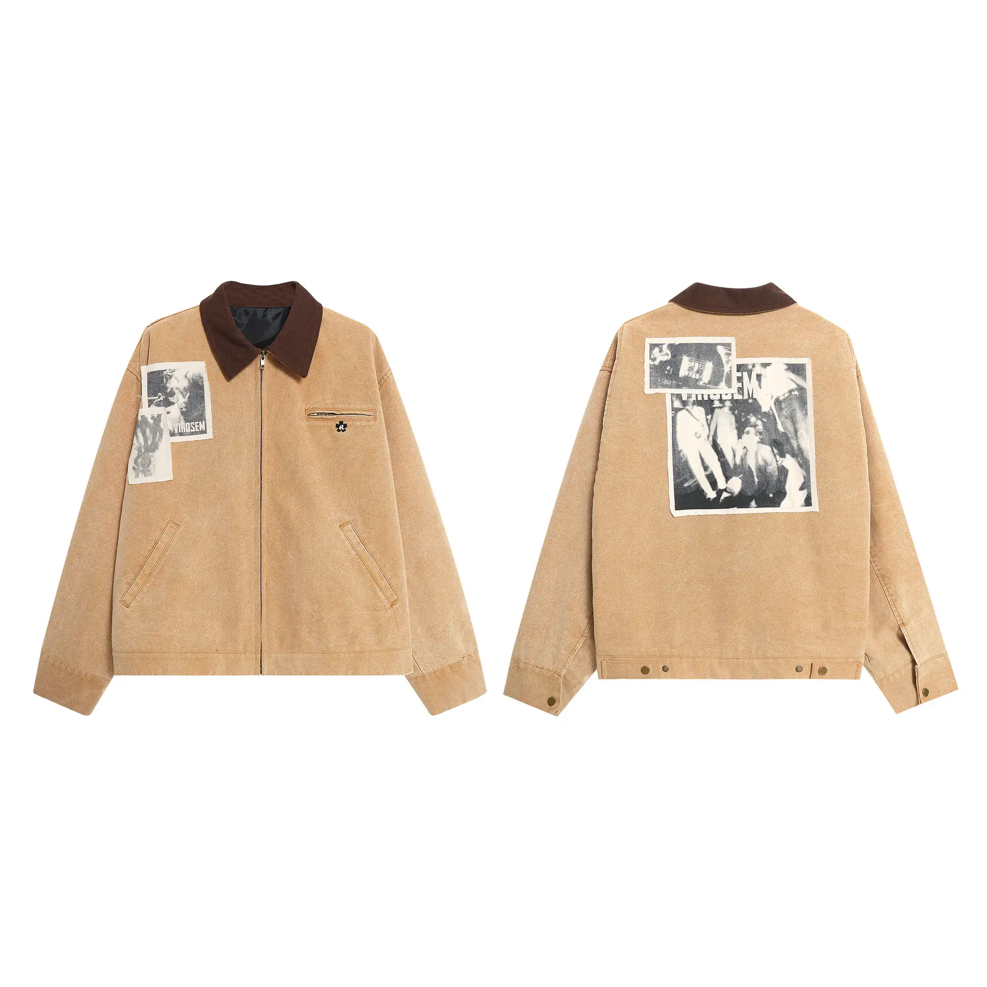 Men's American Retro Loose Jacket Coat