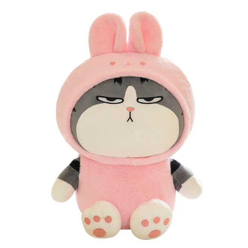 Dull Expression Transformation Cat Children's Birthday Gifts Plush Toy