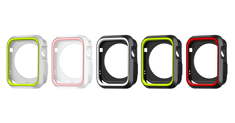 Two-color Silicone Soft Case Watch Protective Cover