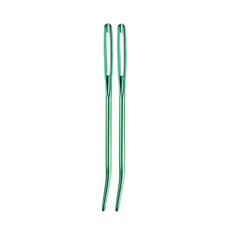 Big Eye Elbow Needle Green