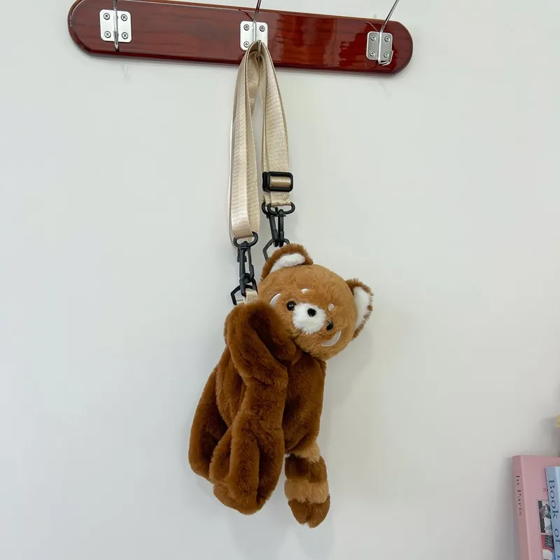New Girls' Cute Plush Backpack - Small Size