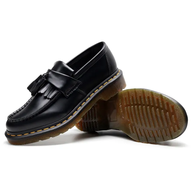 Plus Size Business Leather Shoes Tassel British Loafers Black - Shop at LoveMi